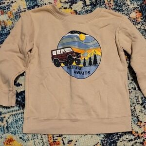 Gerber Beige Nature Awaits Kids Sweatshirt